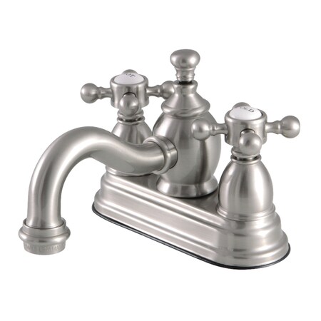 Kingston Brass KS7108BX 4" Centerset Bathroom Faucet, Brushed Nickel KS7108BX